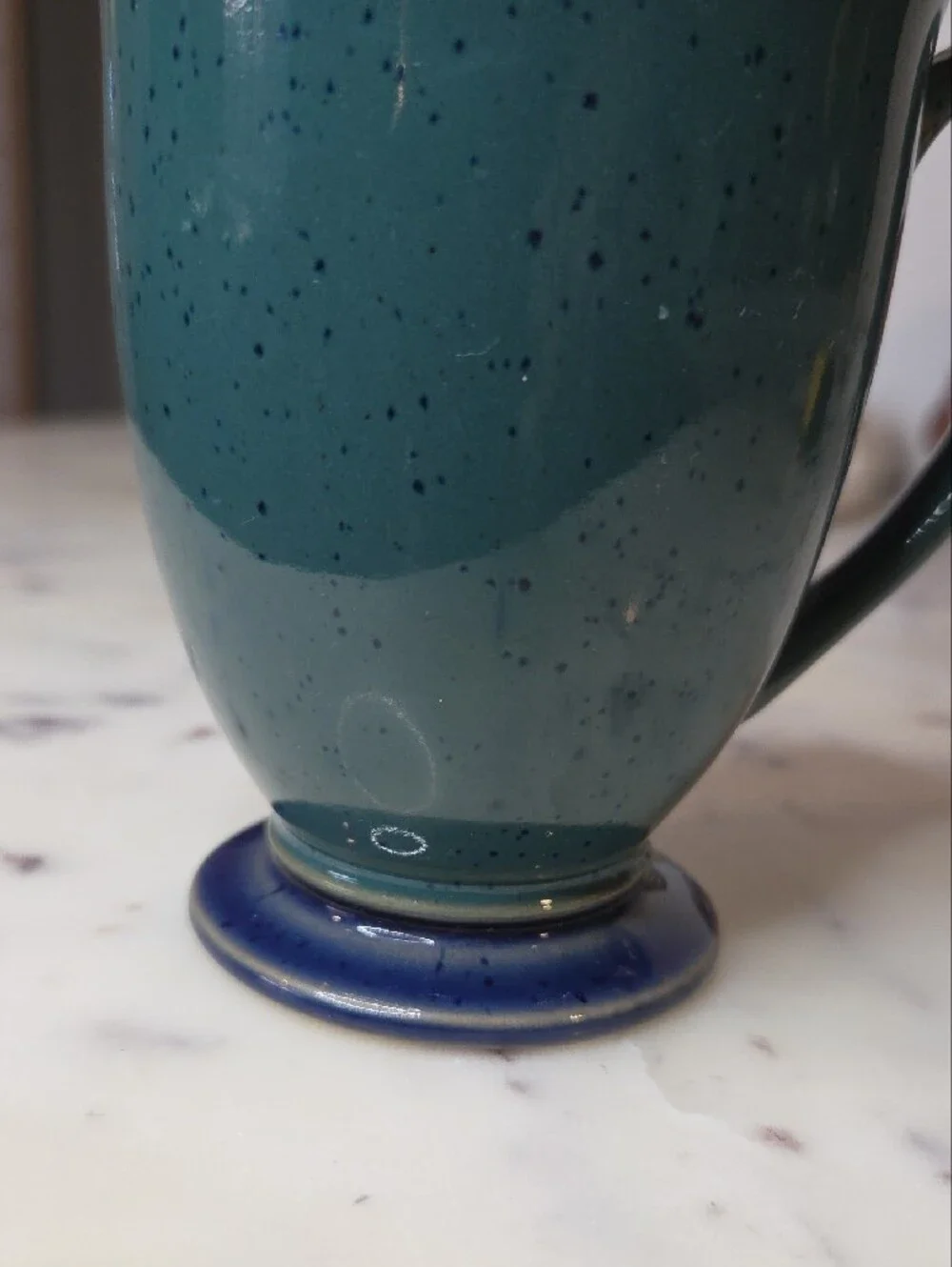 Denby Langley Harlequin Footed Stoneware Mug 1992
